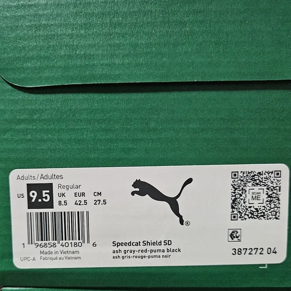 Puma Red and Gray Sneakers Classic Design - Picture 11 of 12